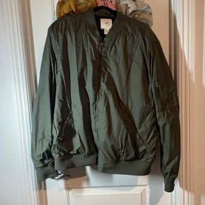H&M Green Bomber Jacket